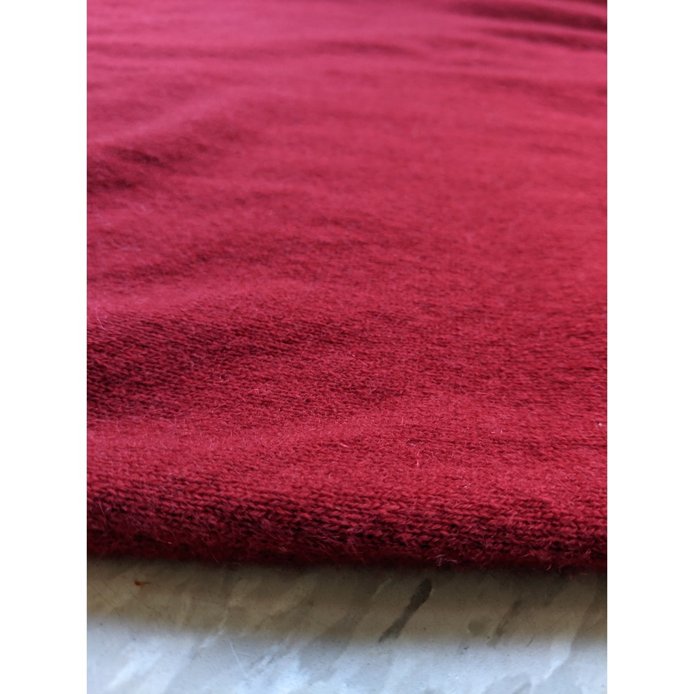 Reformation Cashmere V-Neck Sweater Vest Red Size Medium Ribbed Knit Trim - Picture 4 of 7